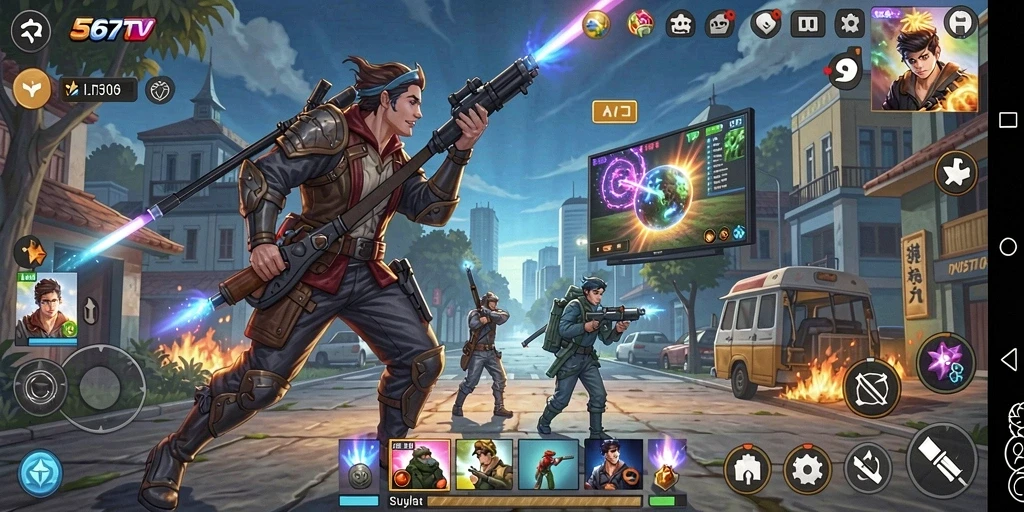 Gameplay menarik 567TV dengan berbagai petualangan seru.