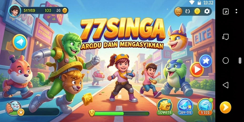 Screenshot menampilkan gameplay seru di 77SINGA.