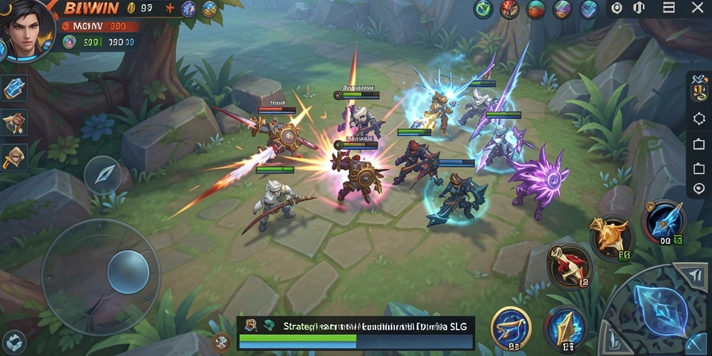 Tampilan gameplay seru dalam BIWIN yang menampilkan strategi SLG yang mendalam.
