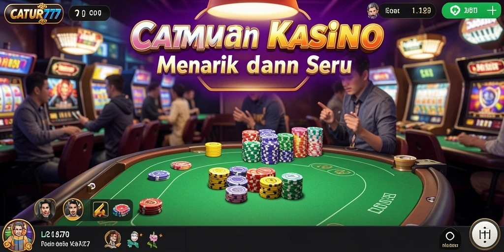 Tampilan gameplay menarik di CATUR777 yang memikat pemain.