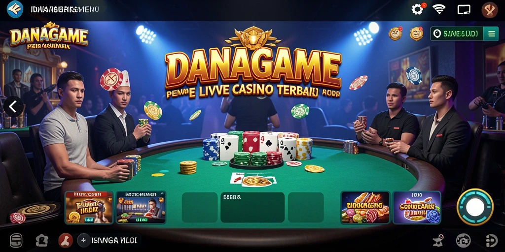 Tampilan gameplay menarik dari <strong>DANAGAME</strong> di Live Casino.