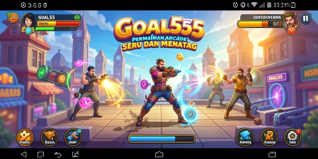 Tampilan gameplay seru dari GOAL55 yang memikat pemain.