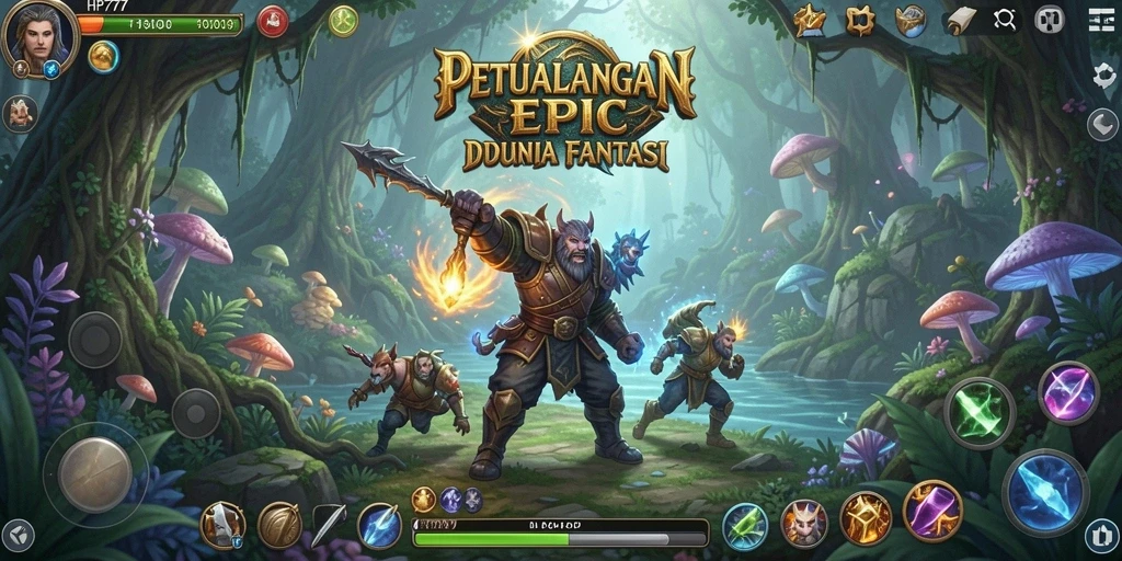 Tangkap momen mendebarkan dalam permainan RPG HP777.