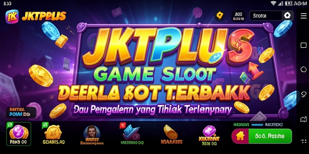 Tampilan gameplay Slot yang penuh warna dan menarik di JKTPLUS.