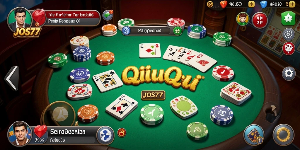 Tampilan menarik dari gameplay JOS77 QiuQiu.