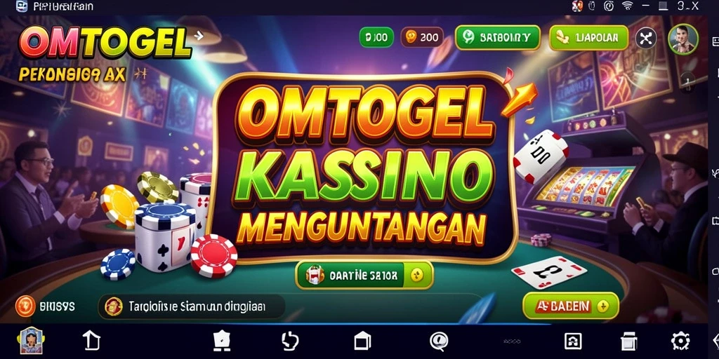 Tampilan permainan Kasino seru dalam OMTOGEL yang menegangkan.