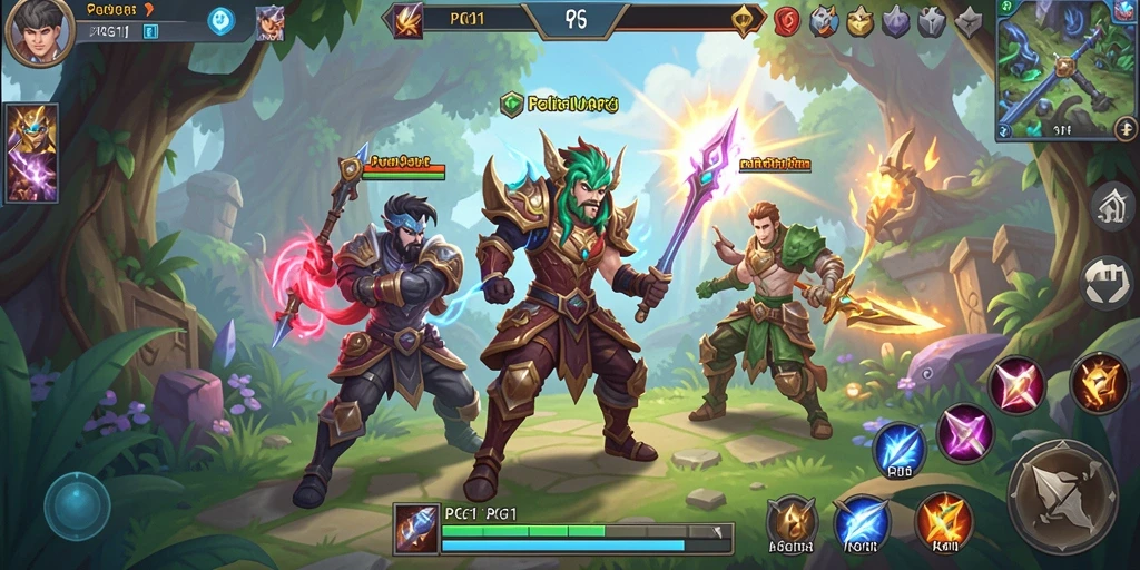 Tampilan screenshot utama PG11 menampilkan aksi pertempuran seru dalam dunia ARPG.