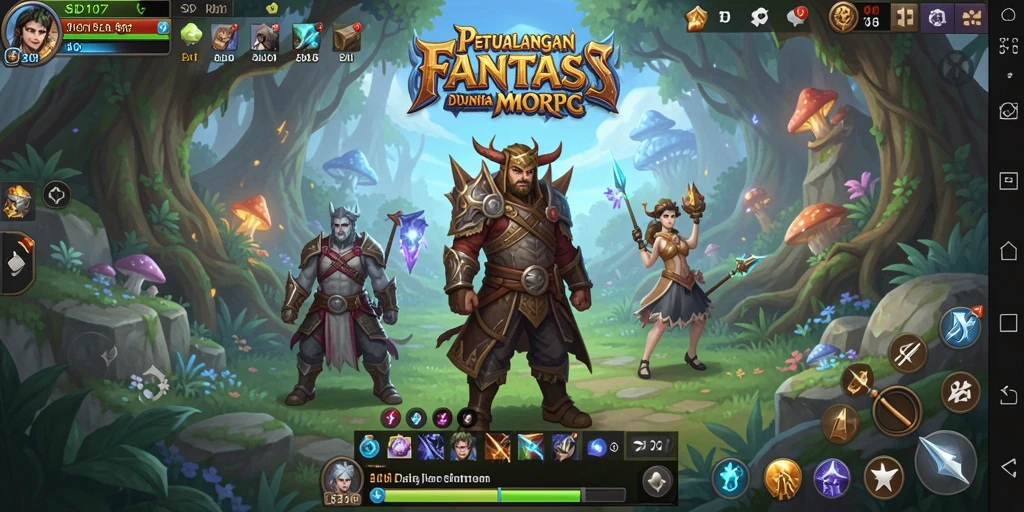 Tampilan gameplay SD107 yang penuh aksi dan petualangan seru.