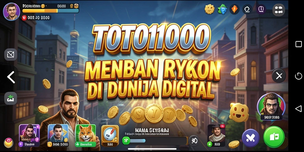 Tampilan gameplay TOTO1000 yang menarik dan interaktif.