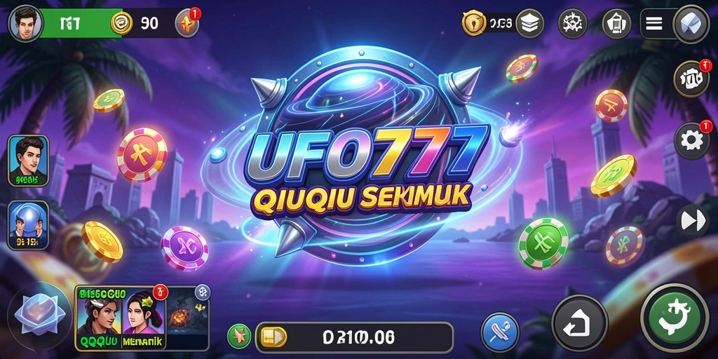 Screenshot gameplay UFO777 yang menunjukkan keseruan bermain QiuQiu.