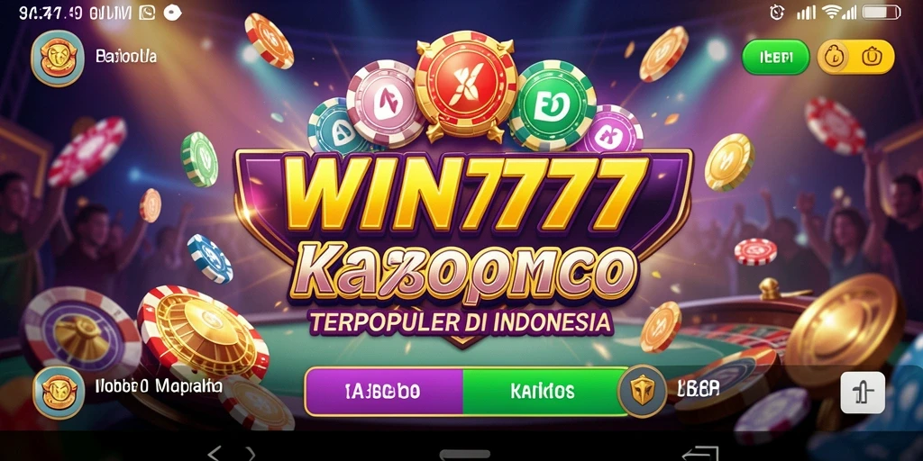 Screenshot WIN777 menampilkan permainan Kasino yang seru dan menarik.